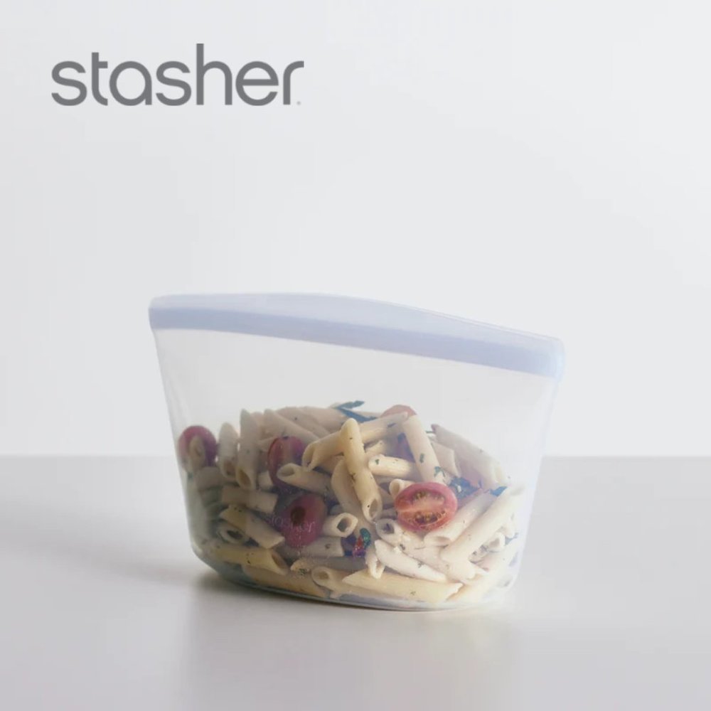 Stasher Reusable Silicone Bag 6-CUP BOWL - Clear